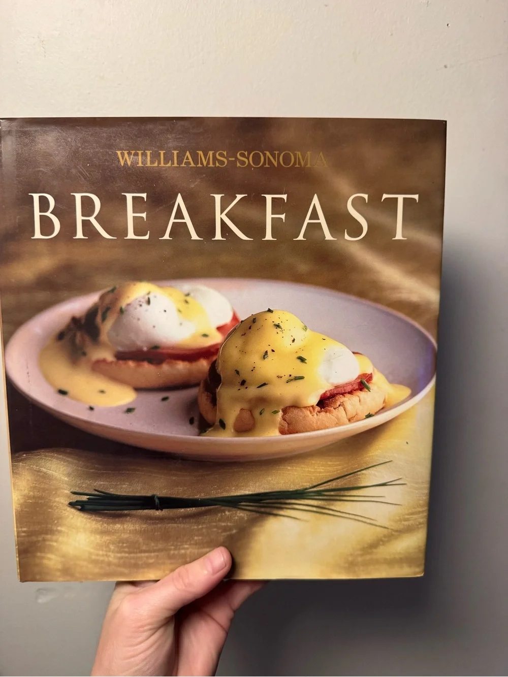 Williams Sonoma Breakfast Cookbook - Gold and Cream Cover
